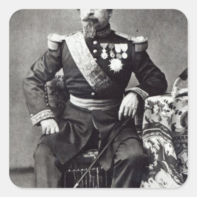 Sticker Carré Napoléon III, 1860-70 (Devant)