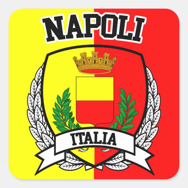 Sticker Carré Napoli (Devant)