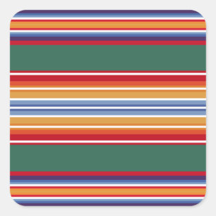 Sticker Carré native american indian traditional