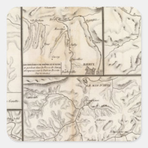 Sticker Carré Naturels de Ponts