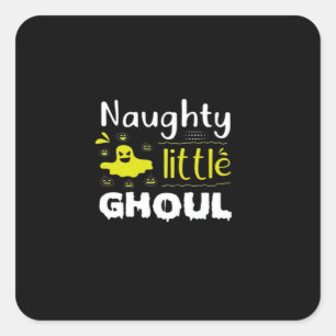 Sticker Carré Naughty Little Ghoul