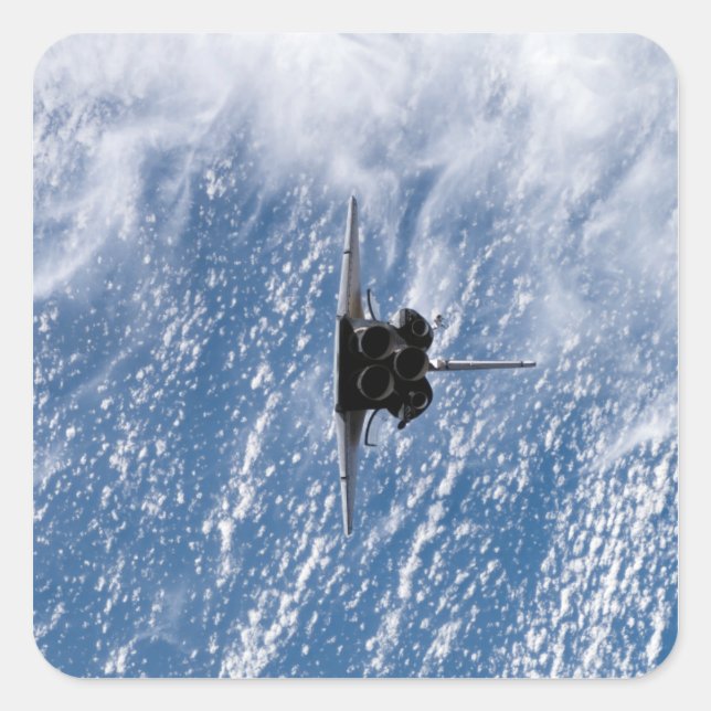 Sticker Carré Navette spatiale Endeavor 18 (Devant)