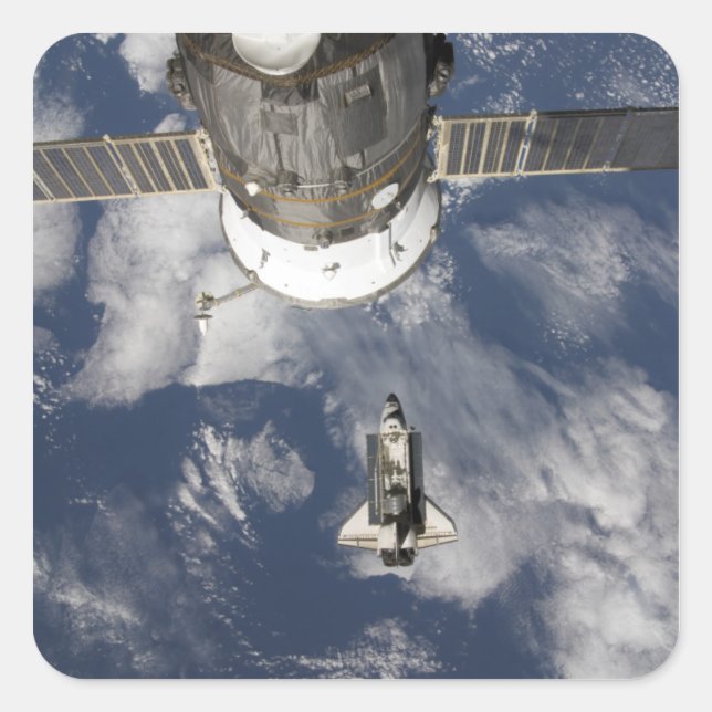Sticker Carré Navette spatiale Endeavour 8 (Devant)