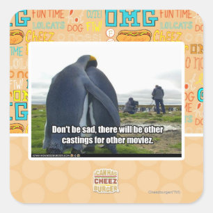 Sticker Carré Ne sois pas triste