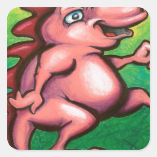 Sticker Carré Neiges