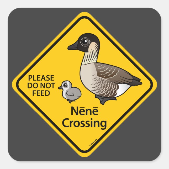 Sticker Carré Nene Crossing (Devant)