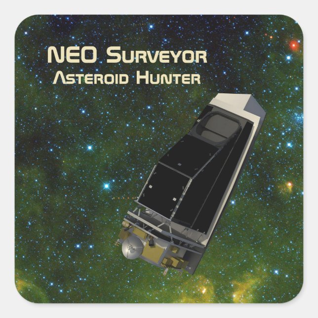 Sticker Carré NEO Surveyor Asteroid Hunter (Devant)