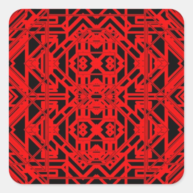 Sticker Carré Neon Eon 12 (Devant)