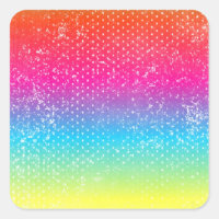 Neon grunge rainbow design