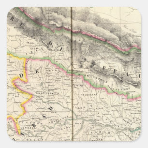 Sticker Carré Népal, Asie 83