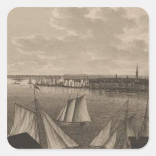 Sticker Carré New York, New York