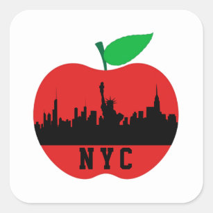 Sticker Carré New York The Big Apple - New York State