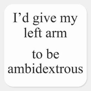 Sticker Carré Ni gauche ni droite