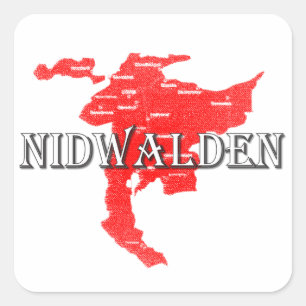 Sticker Carré Nidwald