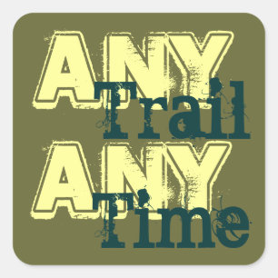 Sticker Carré n'importe quelle trace