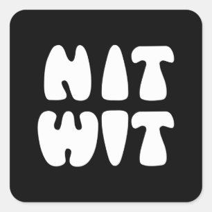 STICKER CARRÉ NITWIT