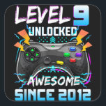 Sticker Carré Niveau 9 Déverrouillé Awesome 2012 jeu vidéo<br><div class="desc">Niveau 9 Déverrouillé Awesome 2012 jeu vidéo</div>