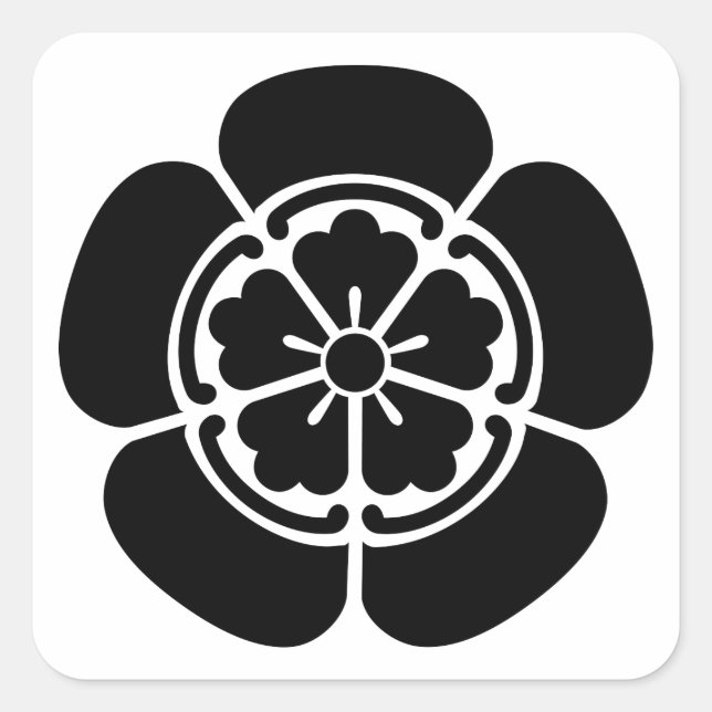 Sticker Carré Nobunaga Oda (Devant)