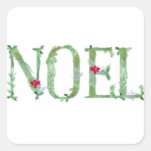 Sticker Carré Noel