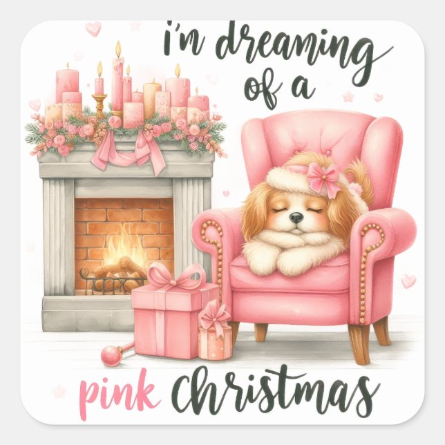 Sticker Carré Noël (Devant)