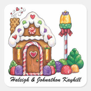 Sticker Carré Noël