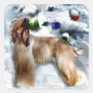 Sticker Carré Noël de la Hache afghane
