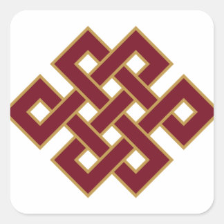 Sticker Carré noeud sans fin