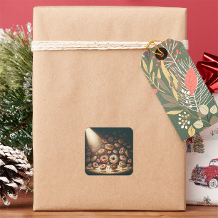 Sticker Carré Noix de Dougall