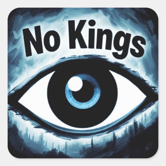 Sticker Carré NoKingsEvilEye (Devant)
