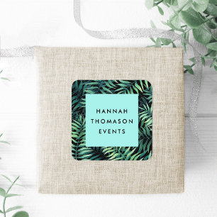 Sticker Carré Nom commercial botanique tropical