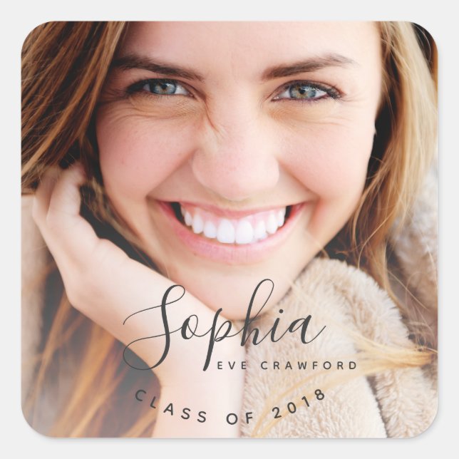 STICKER CARRÉ NOM DU SCRIPT (Devant)