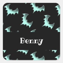 Nom personnalisé Bats bleus