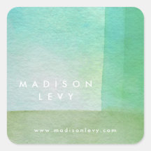 Nom personnalisé du concepteur de lavage aquarelle