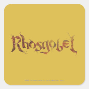 Sticker Carré Nom Rhosgobel
