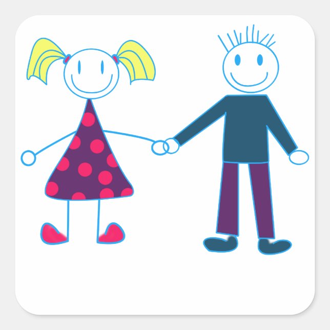 Sticker Carré non défini (Devant)