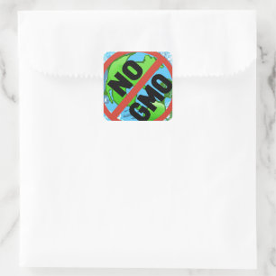 STICKER CARRÉ NON OGM