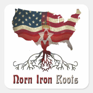 Sticker Carré Nord américain