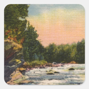 Sticker Carré Northland Rapids