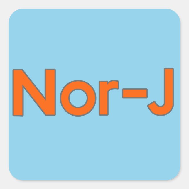 Sticker Carré Norwood Junction (Devant)