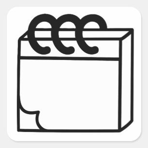 Sticker Carré Notes du gestionnaire