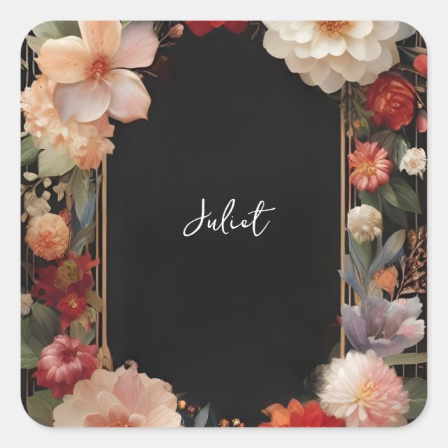 Sticker Carré Nous faisons une fête de mariage Acrylic Asian épa (Devant)