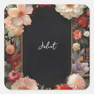 Sticker Carré Nous faisons une fête de mariage coréenne asiatiqu