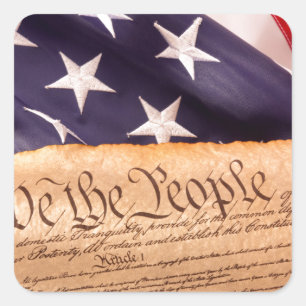 Sticker Carré Nous le peuple 1