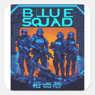 Sticker Carré Nouveau document PUBG