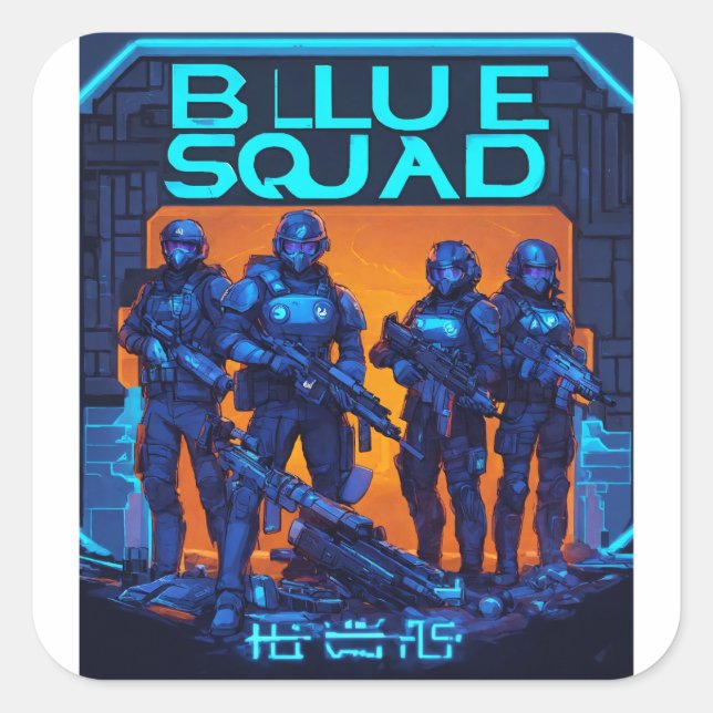 Sticker Carré Nouveau document PUBG (Devant)