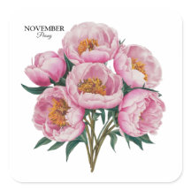 Novembre Peony Bloom - Cadeau d'anniversaire perso