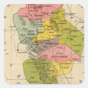 Sticker Carré Nuevo Leon, Mexique