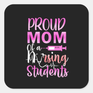 Sticker Carré Nurse Mère de Proud
