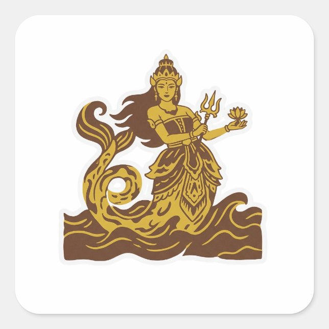 Sticker Carré Nyi Roro Kidul (Devant)