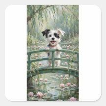 Nymphéas Chien sur le Pont de Monet Art